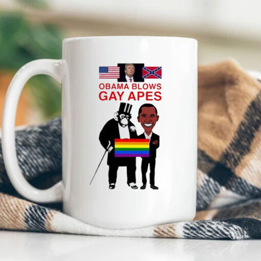 OBAMA BLOWS GAY APES Mug Coffee