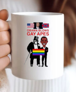 OBAMA BLOWS GAY APES Mug Coffee