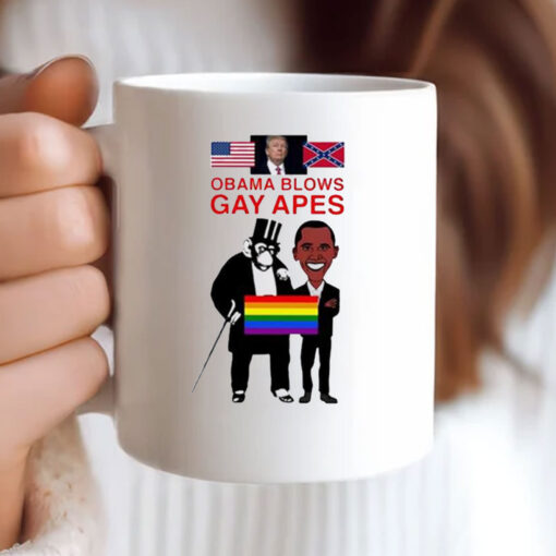 OBAMA BLOWS GAY APES Mug Coffee