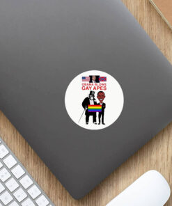 OBAMA BLOWS GAY APES Stickers