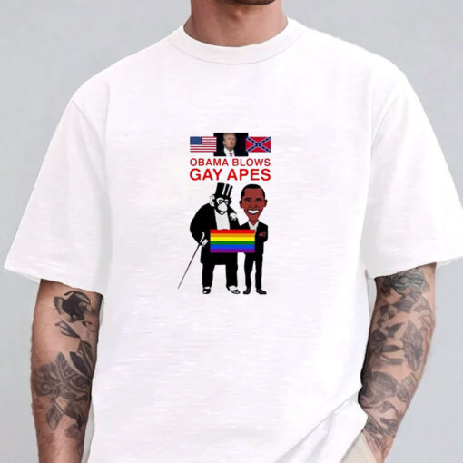 OBAMA BLOWS GAY APES T-Shirts