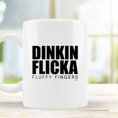 Officephotos Dinkin Flicka Fluffy Fingers Mug 2024