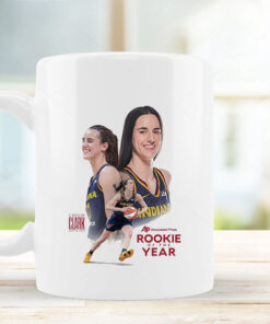 Official Caitlin Clark Indiana Fever WNBA 2024 The Unanimous Associated Press Rookie Of The Year Mug