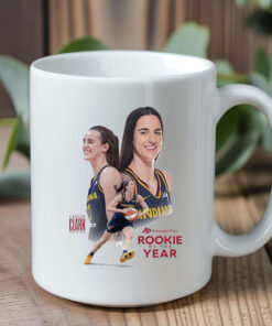 Official Caitlin Clark Indiana Fever WNBA 2024 The Unanimous Associated Press Rookie Of The Year Mug1