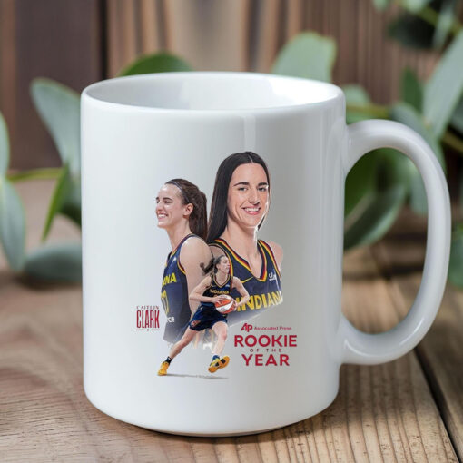 Official Caitlin Clark Indiana Fever WNBA 2024 The Unanimous Associated Press Rookie Of The Year Mug1