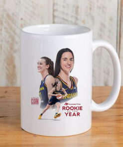 Official Caitlin Clark Indiana Fever WNBA 2024 The Unanimous Associated Press Rookie Of The Year Mug3