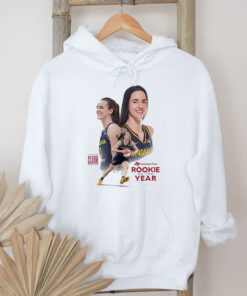 Official Caitlin Clark Indiana Fever WNBA 2024 The Unanimous Associated Press Rookie Of The Year T-Shirt