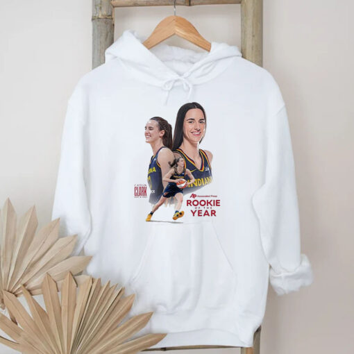 Official Caitlin Clark Indiana Fever WNBA 2024 The Unanimous Associated Press Rookie Of The Year T-Shirt