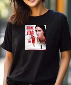 Official Poster Congrats Caitlin Clark Indiana Fever is the WNBA 2024 Rookie of the Year T-shirt