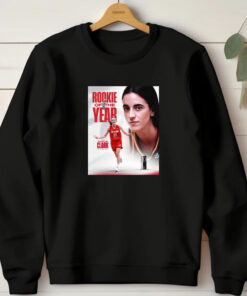 Official Poster Congrats Caitlin Clark Indiana Fever is the WNBA 2024 Rookie of the Year T-shirt1