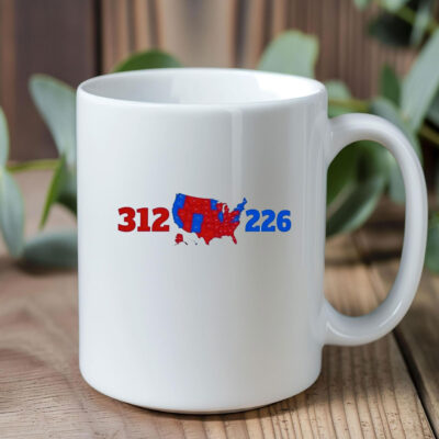 Red Wave Election Map 312-226 Mug Coffee