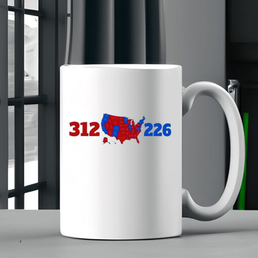 Red Wave Election Map 312-226 Mug Coffee