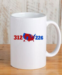 Red Wave Election Map 312-226 Mug Coffee