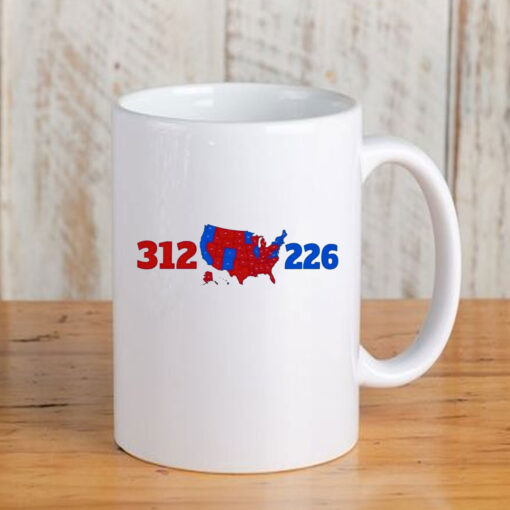 Red Wave Election Map 312-226 Mug Coffee