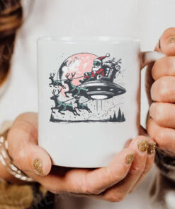 Retro Alien Santa Mug Coffee