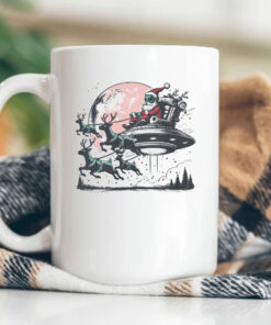 Retro Alien Santa Mug Coffee