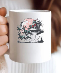 Retro Alien Santa Mug Coffee