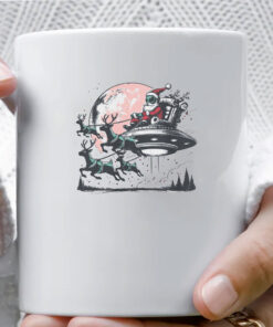 Retro Alien Santa Mug Coffee