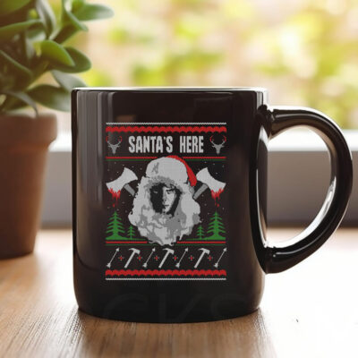 Silent Night Deadly Night Santa's Here Mug 20241