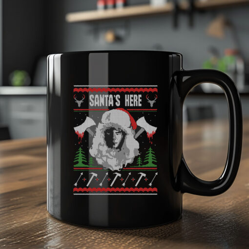 Silent Night Deadly Night Santa's Here Mug 20242