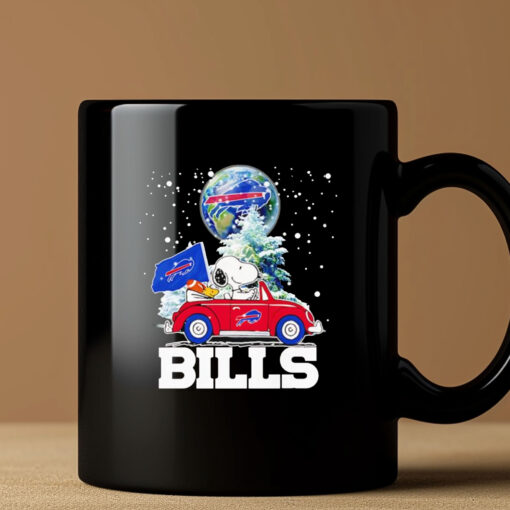 Snoopy driving car snow Buffalo Bills Mug 20243