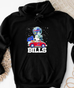 Snoopy driving car snow Buffalo Bills T-shirt 20243