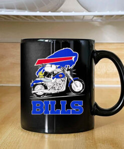 Snoopy riding motorcycle Buffalo Bills Mug 2024