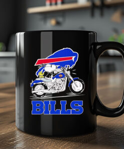 Snoopy riding motorcycle Buffalo Bills Mug 20242