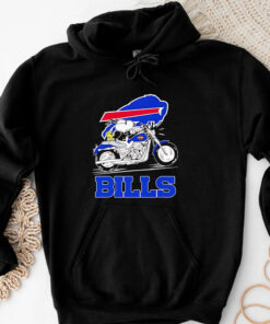 Snoopy riding motorcycle Buffalo Bills T-shirt 20243