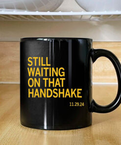 Still Waiting On That Handshake 11 29 24 Iowa-Nebraska Mug