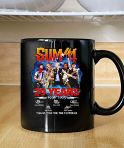 Sum 41 29 years 1996 2025 thank you for the memories Mug 2024