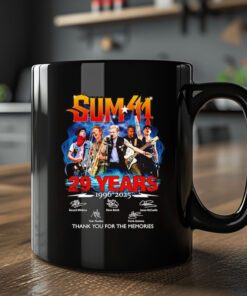 Sum 41 29 years 1996 2025 thank you for the memories Mug 20242