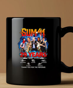 Sum 41 29 years 1996 2025 thank you for the memories Mug 20243