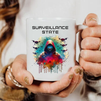 Surveillance State Drones Mug Coffee