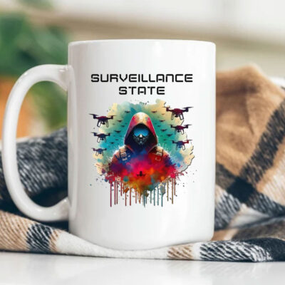 Surveillance State Drones Mug Coffee