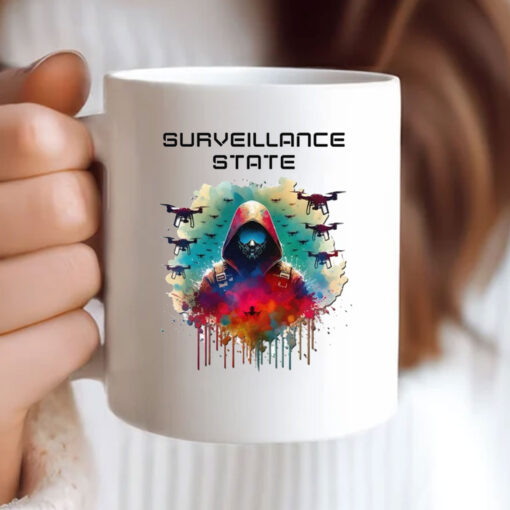 Surveillance State Drones Mug Coffee