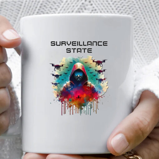 Surveillance State Drones Mug Coffee