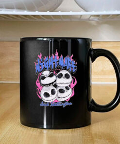 The Nightmare Before Christmas Jack heads flame Mug 2024