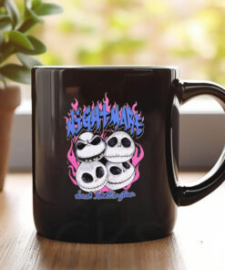 The Nightmare Before Christmas Jack heads flame Mug 20241