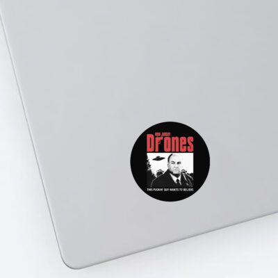 Tony Soprano New Jersey Drones This Fucking Guy Wants To Believe Stickers