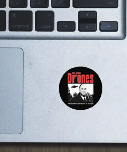 Tony Soprano New Jersey Drones This Fucking Guy Wants To Believe Stickers