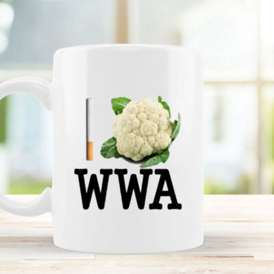 Trójkąt Warszawski Biały Mug Coffee