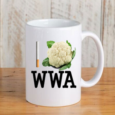 Trójkąt Warszawski Biały Mug Coffee