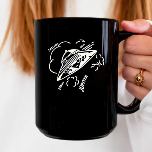 UFO FLYING SAUCER Giant Rock Mug Coffee