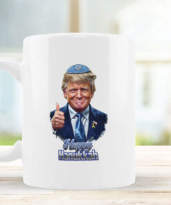 Ugly Hanukkah Mug Coffee - Funny Donald Trump