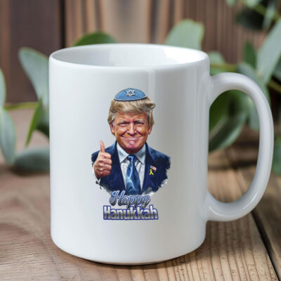 Ugly Hanukkah Mug Coffee - Funny Donald Trump 