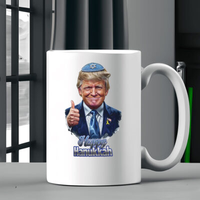 Ugly Hanukkah Mug Coffee - Funny Donald Trump 