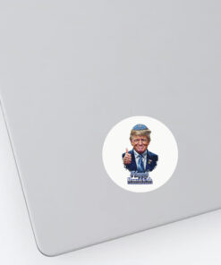 Ugly Hanukkah Stickers - Funny Donald Trump