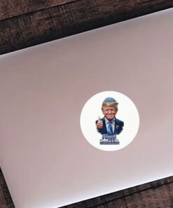 Ugly Hanukkah Stickers - Funny Donald Trump