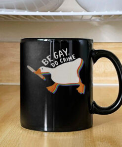 Vintage Be Gay Do Crime Washed Mug 2024